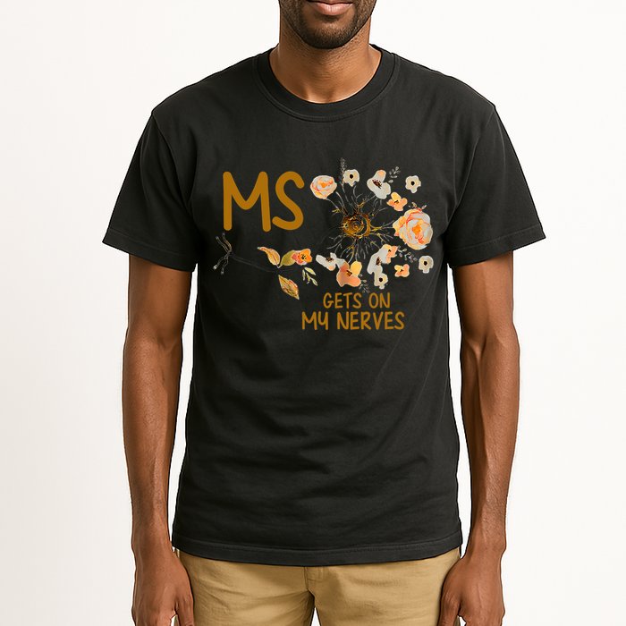 MS Gets On My Nerves Multiple Sclerosis Awareness . Tall T-Shirt