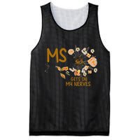 MS Gets On My Nerves Multiple Sclerosis Awareness . Mesh Reversible Basketball Jersey Tank