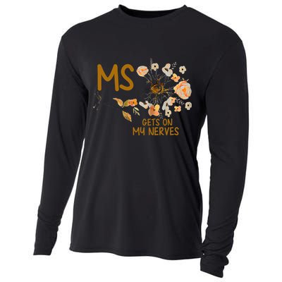 MS Gets On My Nerves Multiple Sclerosis Awareness . Cooling Performance Long Sleeve Crew