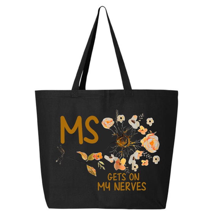 MS Gets On My Nerves Multiple Sclerosis Awareness . 25L Jumbo Tote