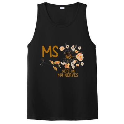 MS Gets On My Nerves Multiple Sclerosis Awareness . PosiCharge Competitor Tank