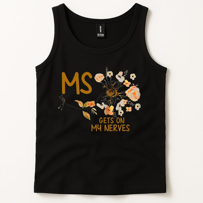 MS Gets On My Nerves Multiple Sclerosis Awareness . Tank Top