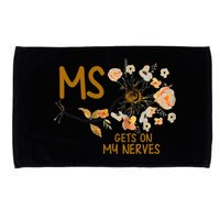 MS Gets On My Nerves Multiple Sclerosis Awareness . Microfiber Hand Towel