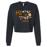 MS Gets On My Nerves Multiple Sclerosis Awareness . Cropped Pullover Crew
