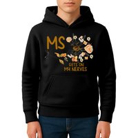 MS Gets On My Nerves Multiple Sclerosis Awareness . Kids Hoodie