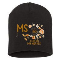MS Gets On My Nerves Multiple Sclerosis Awareness . Short Acrylic Beanie