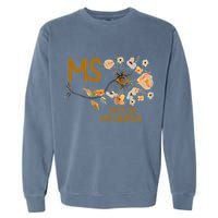 MS Gets On My Nerves Multiple Sclerosis Awareness . Garment-Dyed Sweatshirt
