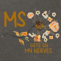 MS Gets On My Nerves Multiple Sclerosis Awareness . Cotton Canvas Backpack