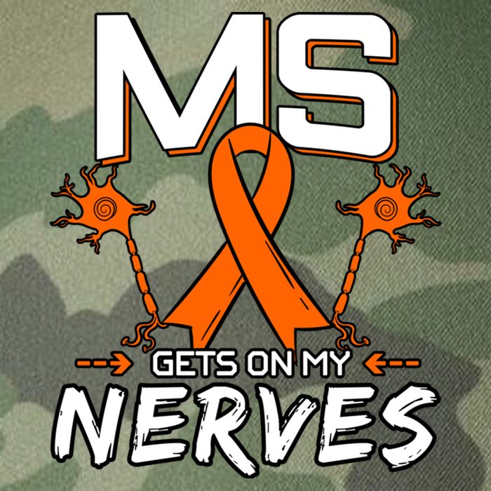 Ms Gets On My Nerves Multiple Sclerosis Awareness Survivor Cool Gift Legacy Tie Dye Trucker Hat