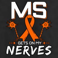 Ms Gets On My Nerves Multiple Sclerosis Awareness Survivor Cool Gift Cool Comfort Performance Bucket Hat