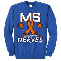 Ms Gets On My Nerves Multiple Sclerosis Awareness Survivor Cool Gift Sweatshirt