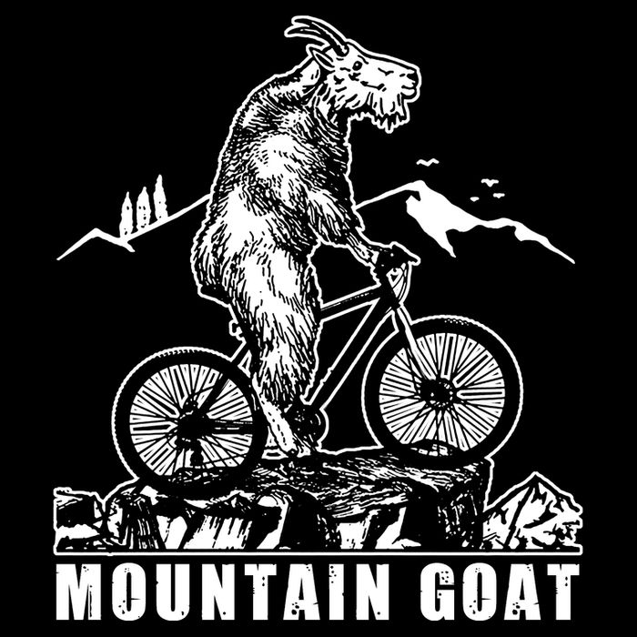 Mountain Goat On A Mountain Bike Cool City Backpack