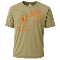 MS Get On My Nerves Neuron Humor Awareness Humor Neurons Performance Shirt
