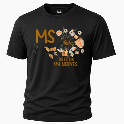 MS Gets On My Nerves Multiple Sclerosis Awareness Performance Shirt