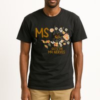 MS Gets On My Nerves Multiple Sclerosis Awareness Tall T-Shirt