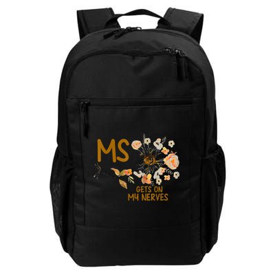 MS Gets On My Nerves Multiple Sclerosis Awareness Backpack