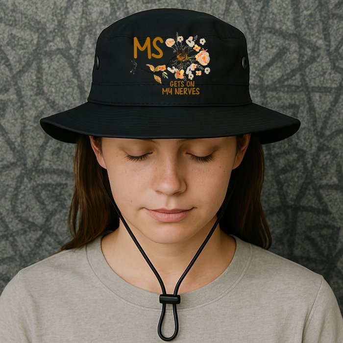 MS Gets On My Nerves Multiple Sclerosis Awareness Bucket Hat