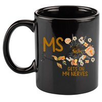 MS Gets On My Nerves Multiple Sclerosis Awareness 11oz C Handle Ceramic Mug