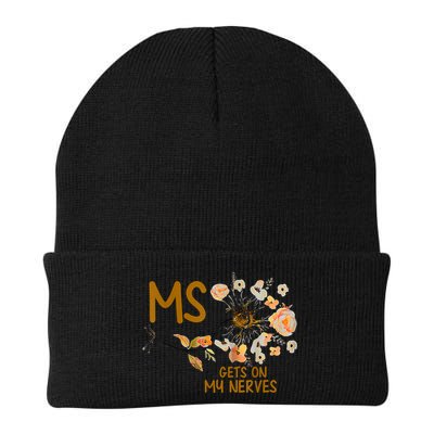 MS Gets On My Nerves Multiple Sclerosis Awareness Beanie