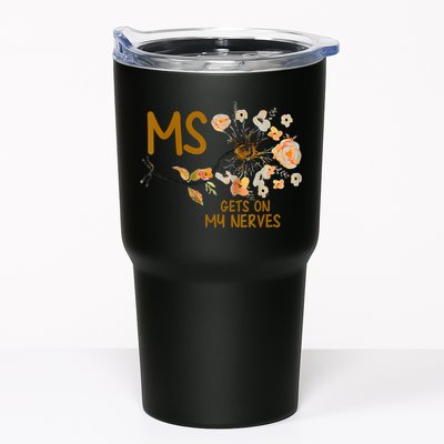 MS Gets On My Nerves Multiple Sclerosis Awareness Tumbler