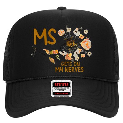 MS Gets On My Nerves Multiple Sclerosis Awareness Trucker Hat