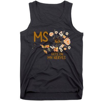 MS Gets On My Nerves Multiple Sclerosis Awareness Tank Top