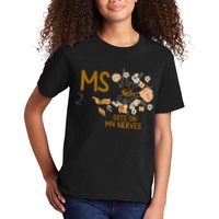 MS Gets On My Nerves Multiple Sclerosis Awareness Kids T-Shirt