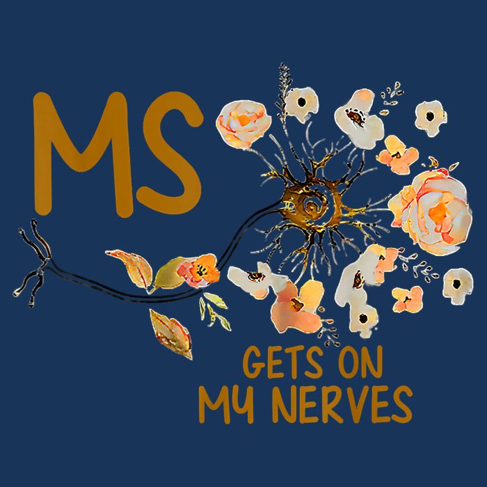 MS Gets On My Nerves Multiple Sclerosis Awareness Infant Baby Jersey Bodysuit