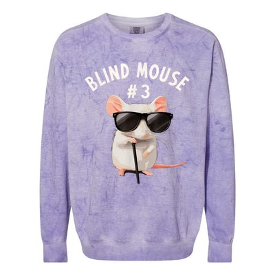 Matching Group Outfit #3 Of 3 Three Blind Mice Costume Colorblast Crewneck Sweatshirt