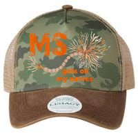 MS Get On My Nerves Multiple Sclerosis Awareness Legacy Tie Dye Trucker Hat