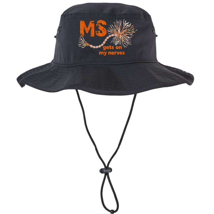 MS Get On My Nerves Multiple Sclerosis Awareness Bucket Hat