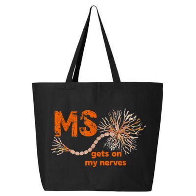 MS Get On My Nerves Multiple Sclerosis Awareness 25L Jumbo Tote