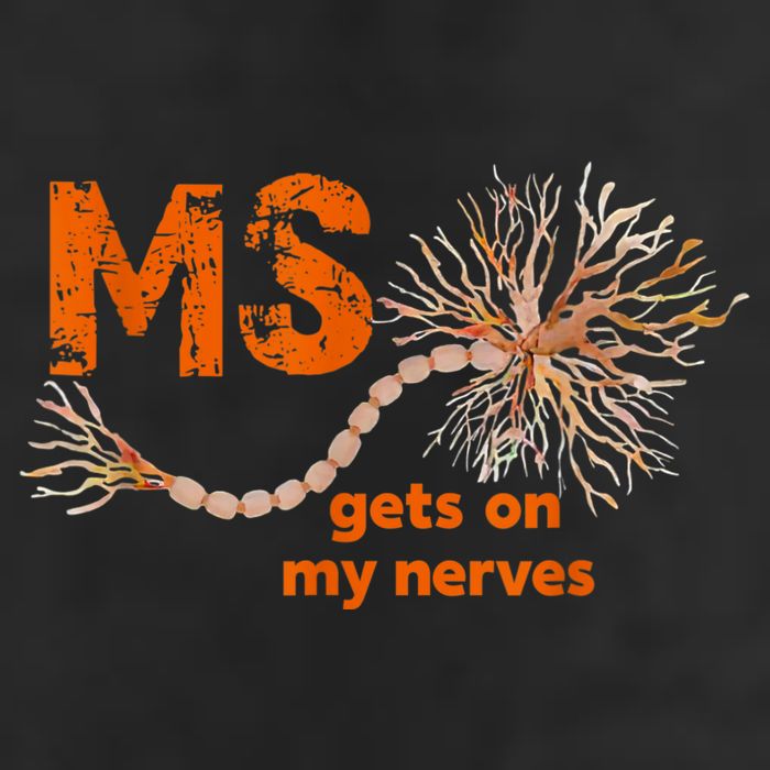 MS Get On My Nerves Multiple Sclerosis Awareness Trucker Hat