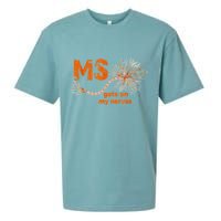 MS Get On My Nerves Multiple Sclerosis Awareness Sueded Cloud Jersey T-Shirt