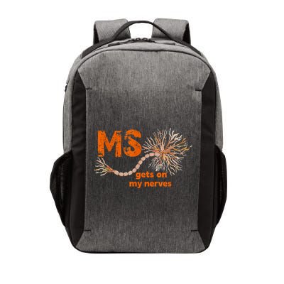 MS Get On My Nerves Multiple Sclerosis Awareness Vector Backpack