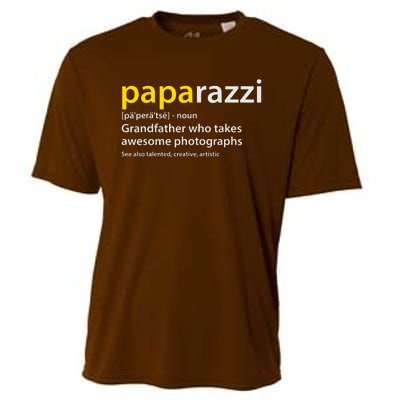 Men Grandfather Photographer PAPArazzi Definition Cooling Performance Crew T-Shirt