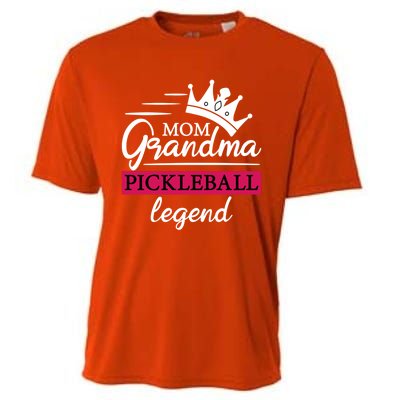 Mom Grandma Pickleball Legend Funny Meaningful Gift Cooling Performance Crew T-Shirt