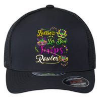 Mardi Gras Party Laissez Les Bon Temps Rouler Women Flexfit Unipanel Trucker Cap