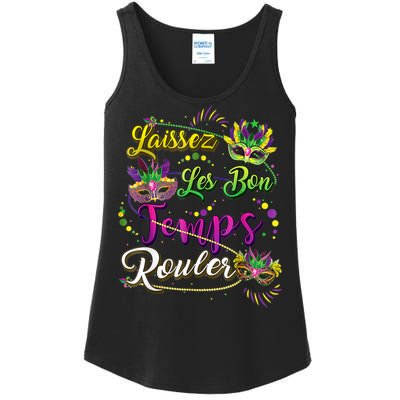 Mardi Gras Party Laissez Les Bon Temps Rouler Women Ladies Essential Tank