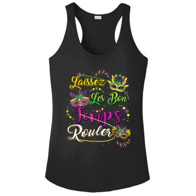 Mardi Gras Party Laissez Les Bon Temps Rouler Women Ladies PosiCharge Competitor Racerback Tank