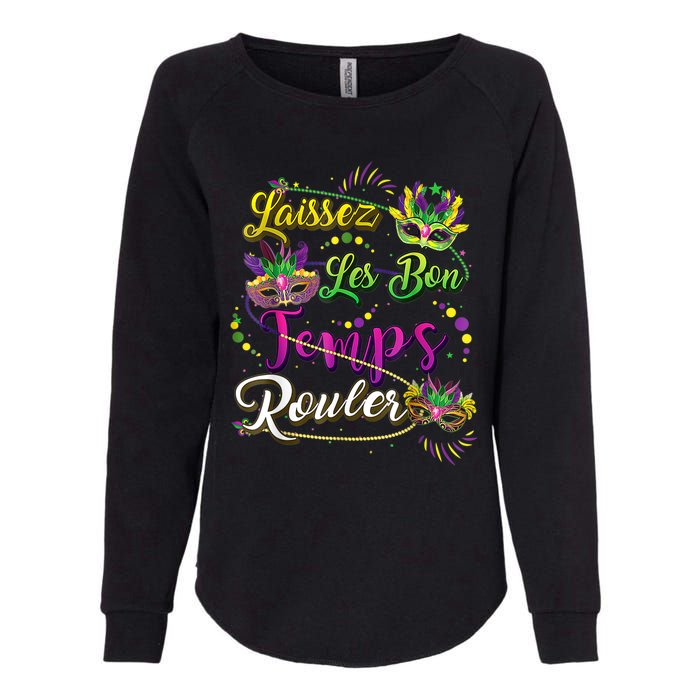 Mardi Gras Party Laissez Les Bon Temps Rouler Women Womens California Wash Sweatshirt