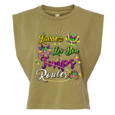 Mardi Gras Party Laissez Les Bon Temps Rouler Women Garment-Dyed Women's Muscle Tee