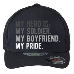 Military Gift Proud Army Friend Friend Hero Soldier Flexfit Unipanel Trucker Cap