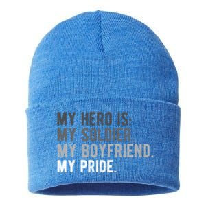 Military Gift Proud Army Friend Friend Hero Soldier Sustainable Knit Beanie