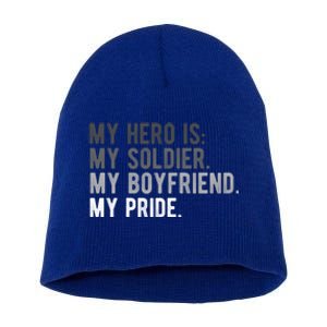 Military Gift Proud Army Friend Friend Hero Soldier Short Acrylic Beanie