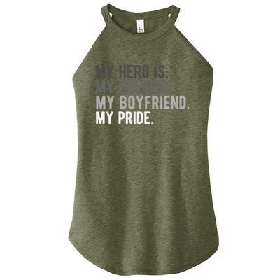 Military Gift Proud Army Friend Friend Hero Soldier Women’s Perfect Tri Rocker Tank