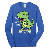 Mafunny Giftroar Passover Jewish Holiday Dinosaur Dino Gift Tall Long Sleeve T-Shirt