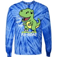 Mafunny Giftroar Passover Jewish Holiday Dinosaur Dino Gift Tie-Dye Long Sleeve Shirt