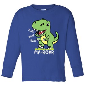 Mafunny Giftroar Passover Jewish Holiday Dinosaur Dino Gift Toddler Long Sleeve Shirt