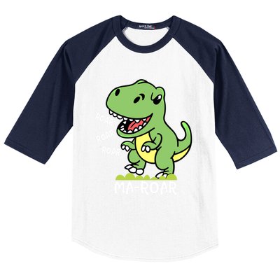 Mafunny Giftroar Passover Jewish Holiday Dinosaur Dino Gift Baseball Sleeve Shirt